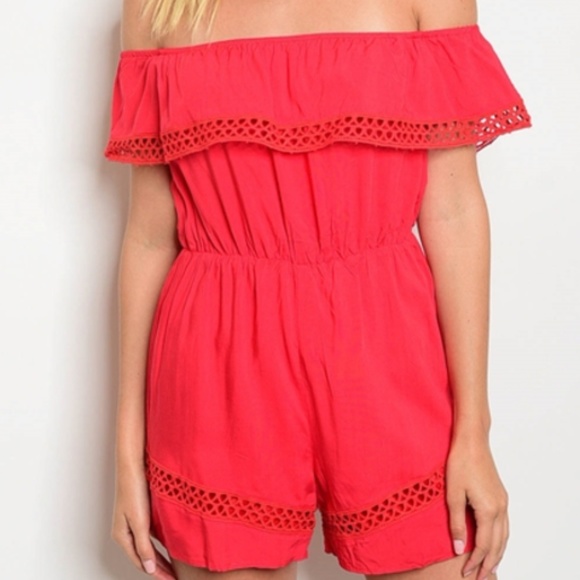 Pants - RED ROMPER